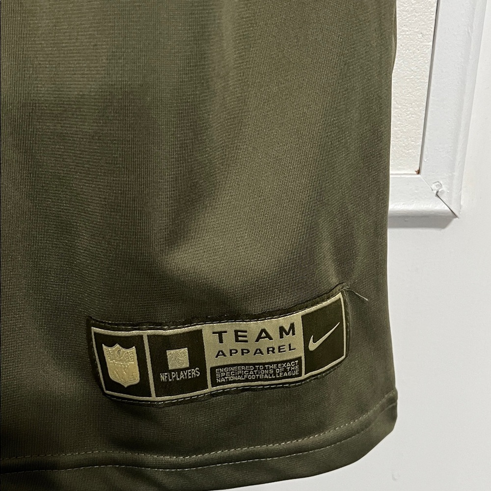 Nike Olive Green Men's Raiders Jersey Mack 52 XXL BNWT Veterans military USA - Picture 8 of 10